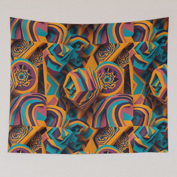 Item preview, Fractal Kaleidoscopic Bliss: Psychedelic Wonders of Color and Geometry designed and sold by DesignArtEmpire.