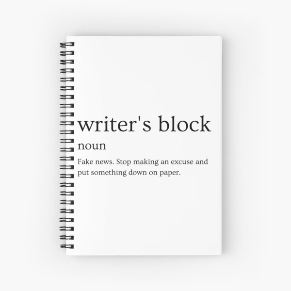 Item preview, Writer's Block -- Motivational Fun With Writing Fashion designed and sold by Wooden Pants Creations.