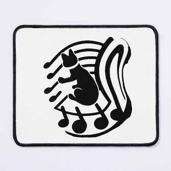 Item preview, Symphonic Whiskers: Cat on the Harp designed and sold by Vik-Ink.