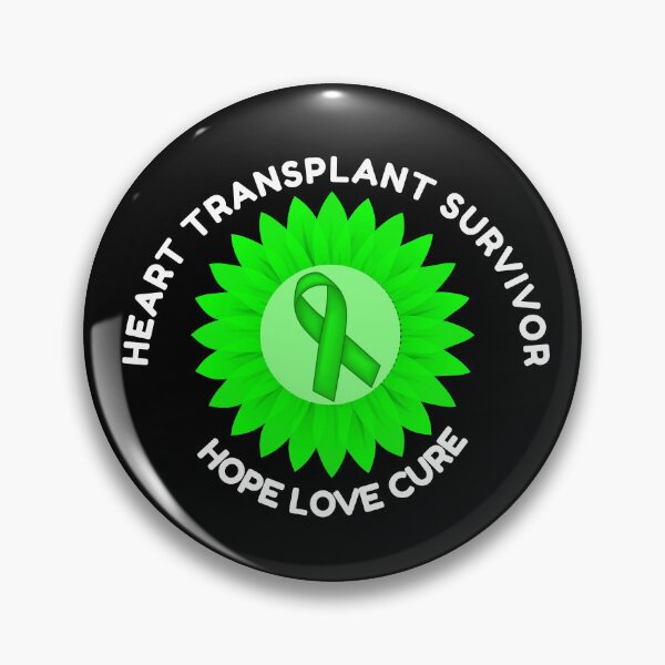 Item preview, Heart Transplant Survivor Awareness Hope Love Cure designed and sold by Color-Sparkle.