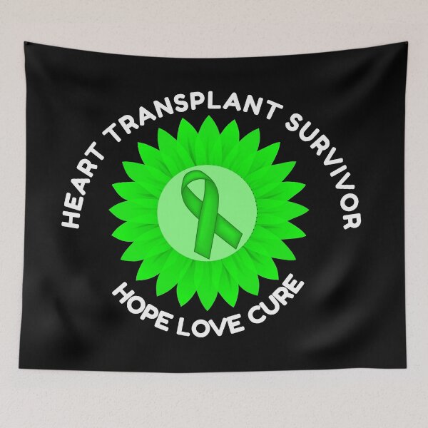 Item preview, Heart Transplant Survivor Awareness Hope Love Cure designed and sold by Color-Sparkle.