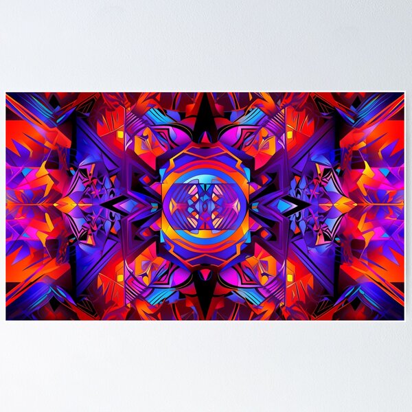 Item preview, Kaleidoscopic Symphony: A Vibrant Journey of Color and Intricacy #13 designed and sold by SnackysSeamless.