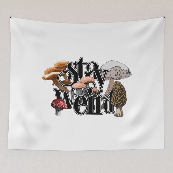 Item preview, Stay Weird Mushroom multicoler funny psychedlic designed and sold by Doooriginals.