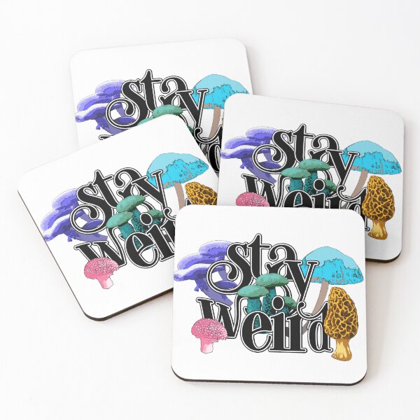 Item preview, Stay Weird Mushroom multicolor funny psychedlic designed and sold by Doooriginals.