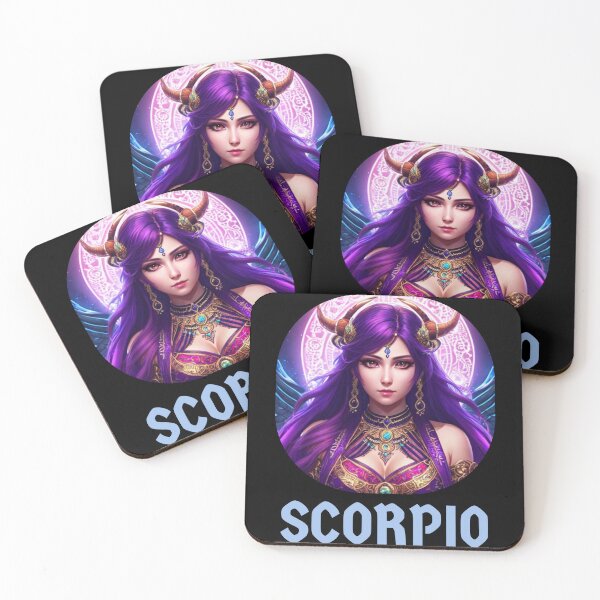 Item preview, Scorpio Zodiac Goddess Anime Girl designed and sold by Hellofriendco.