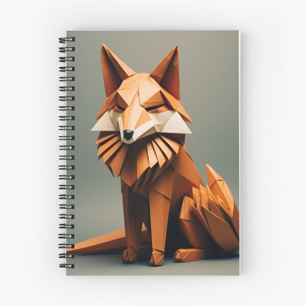 Item preview, origami animal fox designed and sold by boldbrushstroke.