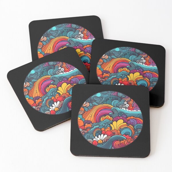 Item preview, Bright Trippy Hippy designed and sold by MuseMavenDesign.