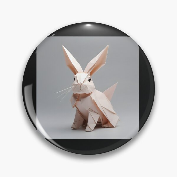 Item preview, origami animal rabbit designed and sold by boldbrushstroke.