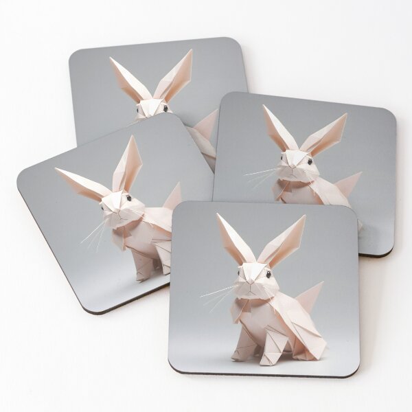 Item preview, origami animal rabbit designed and sold by boldbrushstroke.