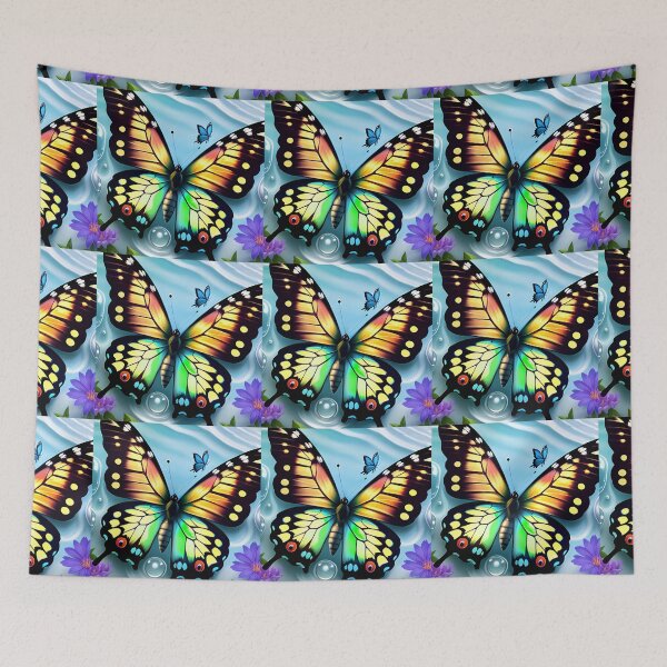 Item preview, bright butterfly 2023 tileartwork designed and sold by tileartwork.