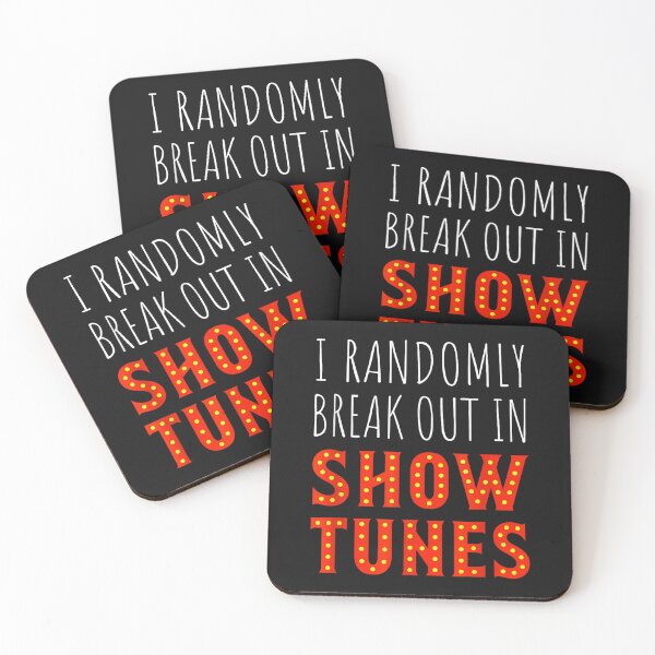 Item preview, I Randomly Break Out In Show Tunes T-Shirt - Theatre  designed and sold by HarlanSpence.