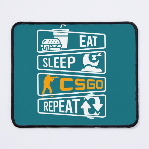 Item preview, Eat Sleep CSGO Repeat designed and sold by Dominhismdev.