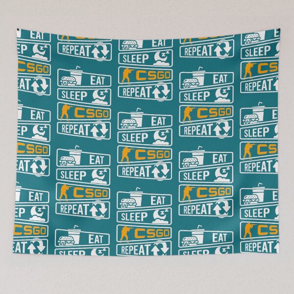 Item preview, Eat Sleep CSGO Repeat designed and sold by Dominhismdev.