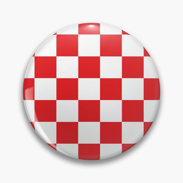 Item preview, Croatian checkerboard, chequy, Croatia, Croats, red and white, red flag designed and sold by bubbley2021.
