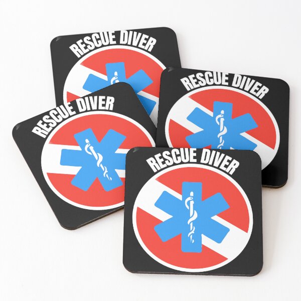 Item preview, Rescue diver. Underwater diver design for diving lovers designed and sold by Peycer.