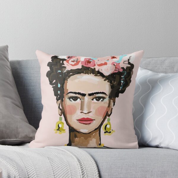 Item preview, Frida on Soft Pink Painting designed and sold by samamullins.