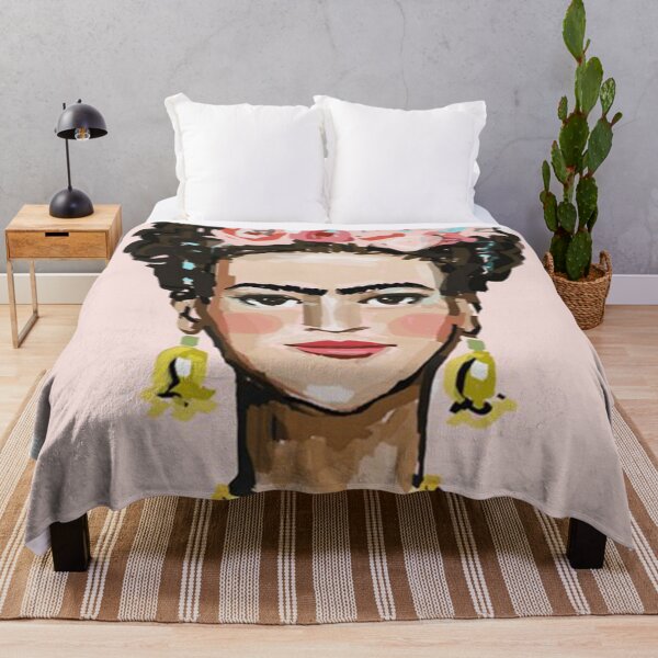 Item preview, Frida on Soft Pink Painting designed and sold by samamullins.