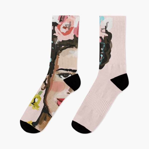 Item preview, Frida on Soft Pink Painting designed and sold by samamullins.