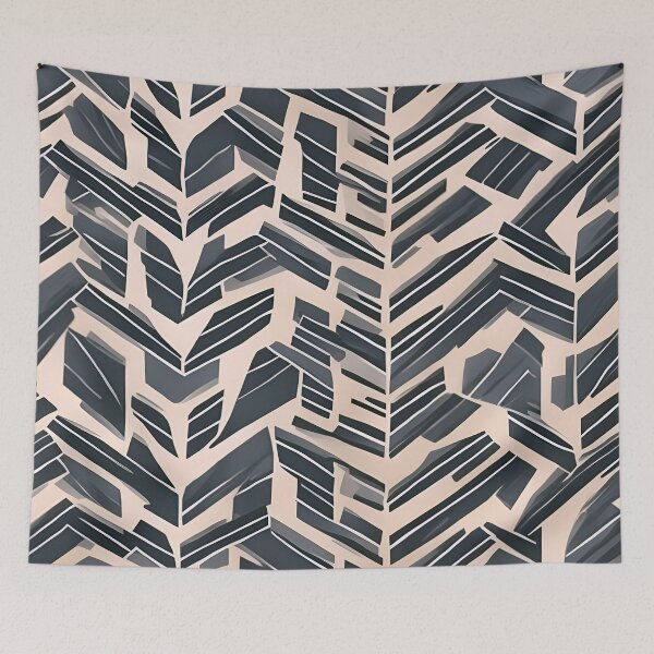 Item preview, Sleek and Versatile: Minimalist Black Geometric Line Pattern for Modern Designs designed and sold by Tamas Das.