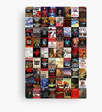 Stephen King Novels Canvas Print