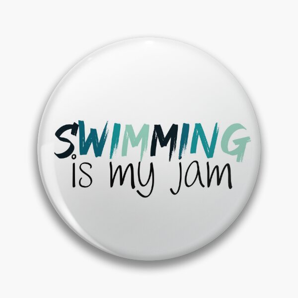 Artikelvorschau, Swimming Is My Jam | Swim | Swimmer | Swim Coach entworfen und verkauft von ShoniwDesigns.