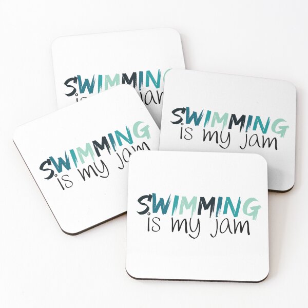Item preview, Swimming Is My Jam | Swim | Swimmer | Swim Coach designed and sold by ShoniwDesigns.