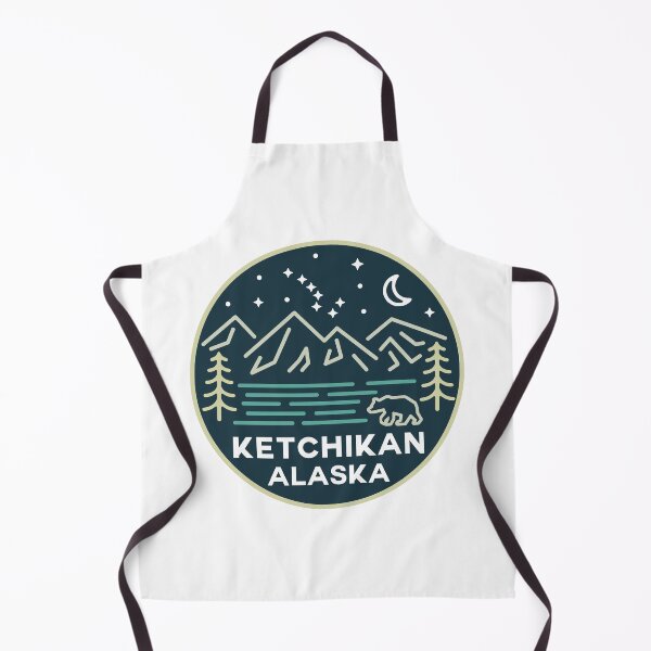 Item preview, Dibujo del cielo nocturno de Ketchikan Alaska designed and sold by VanyaKar.