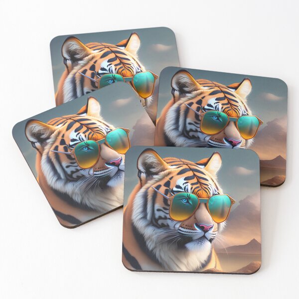 Item preview, Cool Tiger wearing sunglasses designed and sold by Magical-bear.
