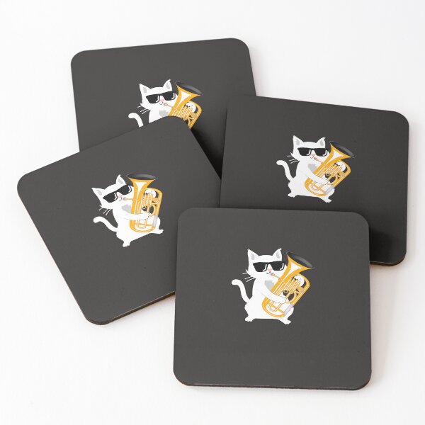 Item preview, Cat Playing Baritone  designed and sold by TerryHatfieldf.