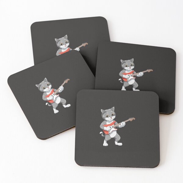 Item preview, Cat Playing Guitar Cat Guitarist Musician  designed and sold by TerryHatfieldf.