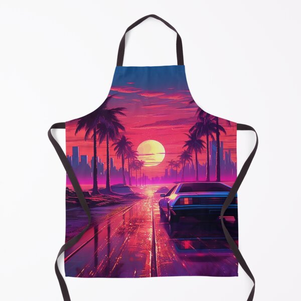 Item preview, Synthwave Sunset Drive Poster designed and sold by jefferymelton.
