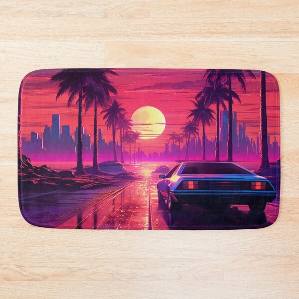 Item preview, Synthwave Sunset Drive Poster designed and sold by jefferymelton.