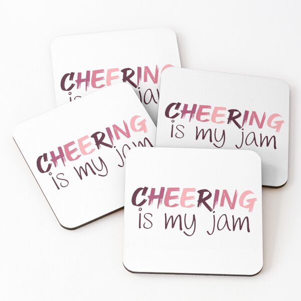 Item preview, Cheering is my Jam | Cheer | Cheer Coach | Cheer Team | Cheerleading designed and sold by ShoniwDesigns.