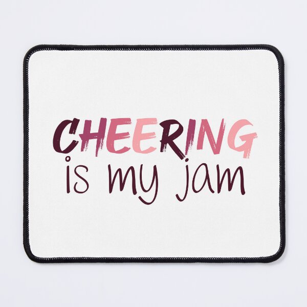 Item preview, Cheering is my Jam | Cheer | Cheer Coach | Cheer Team | Cheerleading designed and sold by ShoniwDesigns.