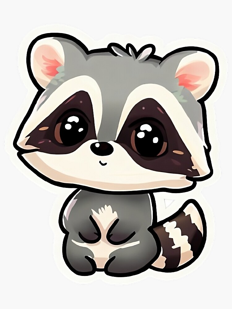  Kawaii Raccoon Stickers, Cute Raccoon, Raccoon Inside The  Blanet Sticker 3x3, Raccoon Lover Stickers, Stickers for Laptop :  Electronics