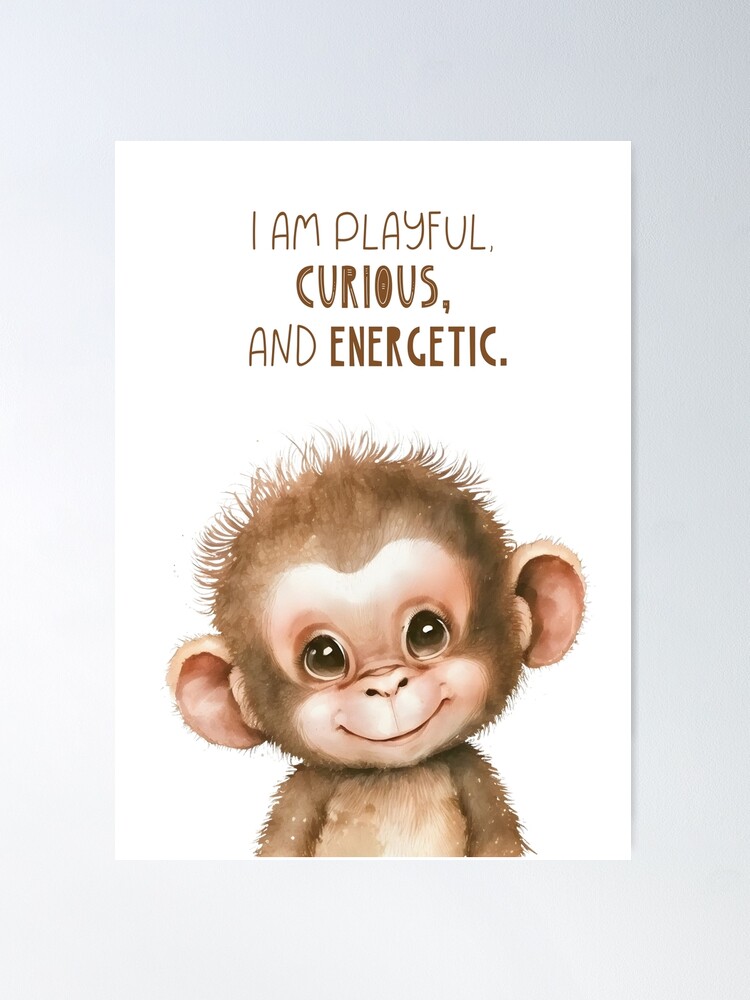 Baby Monkey, Posters, Art Prints, Wall Murals