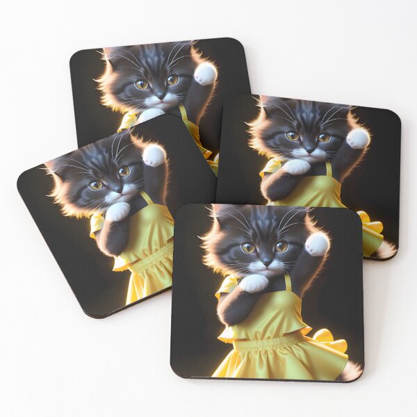 Item preview, Dancing cat - Modern digital art designed and sold by Ai-michiart.