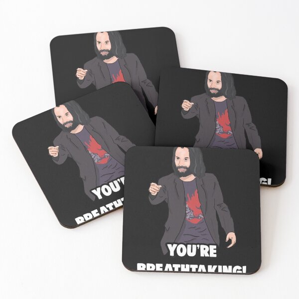 Item preview, &39;You&39;re breathtaking&39; Keanu Reeves Meme designed and sold by ArtClothesNosed.