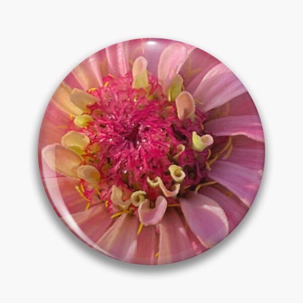 Item preview, Field Guide to Zinnias, No. 25, Pink Illumination Zinnia Flower designed and sold by Kristi Duggins.