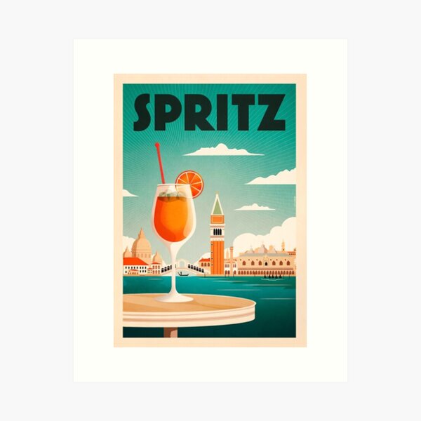 Item preview, Vintage Aperol Sprits Venice designed and sold by hallsjudy.