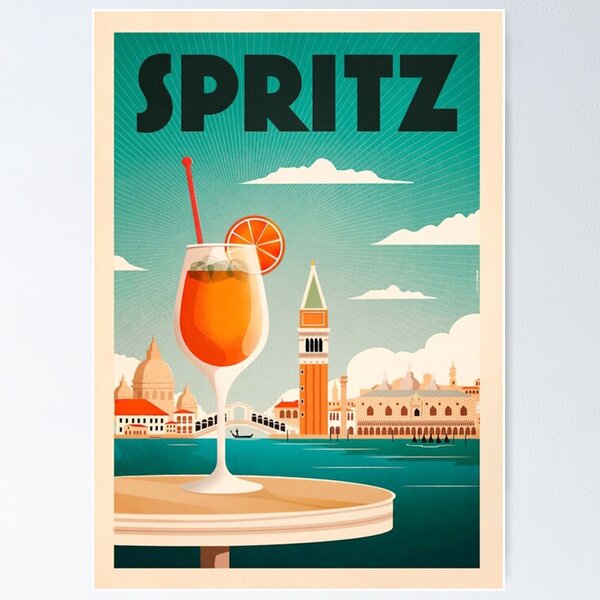 Item preview, Vintage Aperol Sprits Venice designed and sold by hallsjudy.