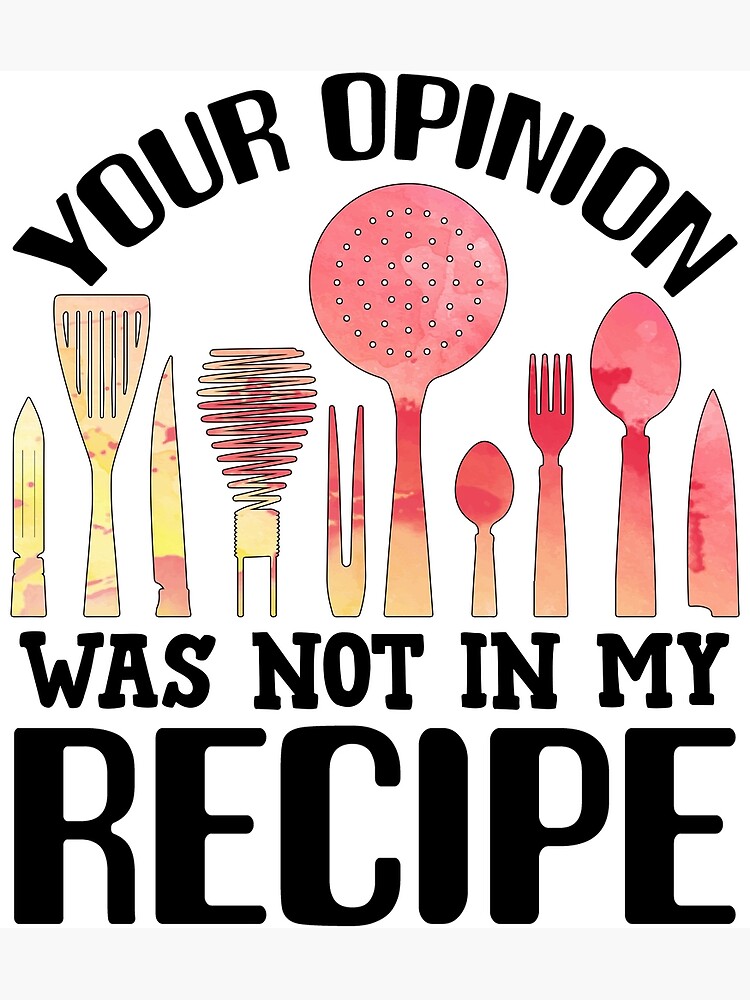 Kitchen Utensils Print Utensils Illustration Print Fun Art Print Kitchen  Art 