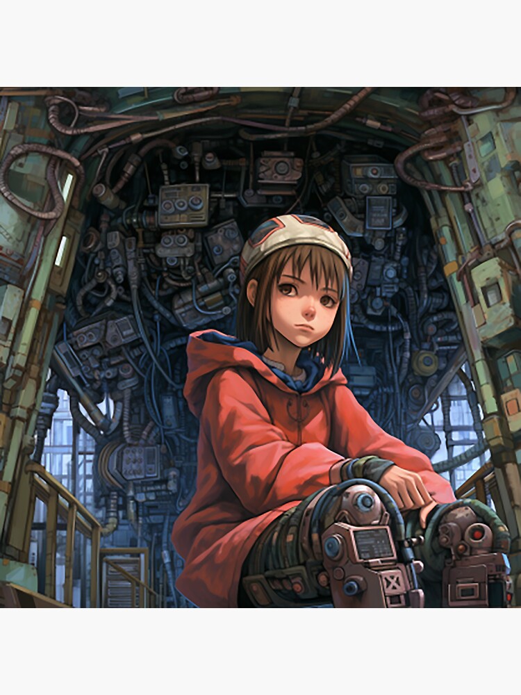 Serial Experiments Lain PS1 art fantasy | Magnet