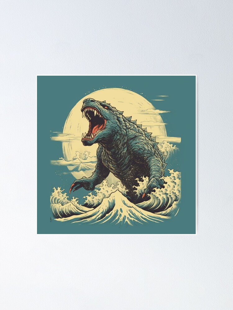 Wall Art Print Godzilla Japan, Gifts & Merchandise