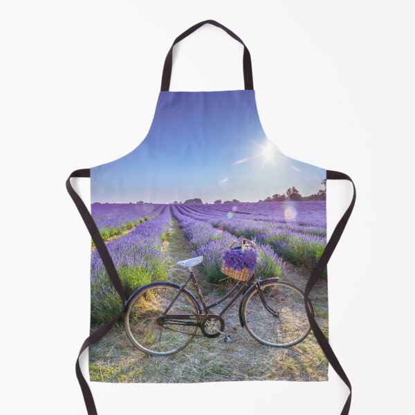 Item preview, Bicycle in a Lavender field designed and sold by assaf.