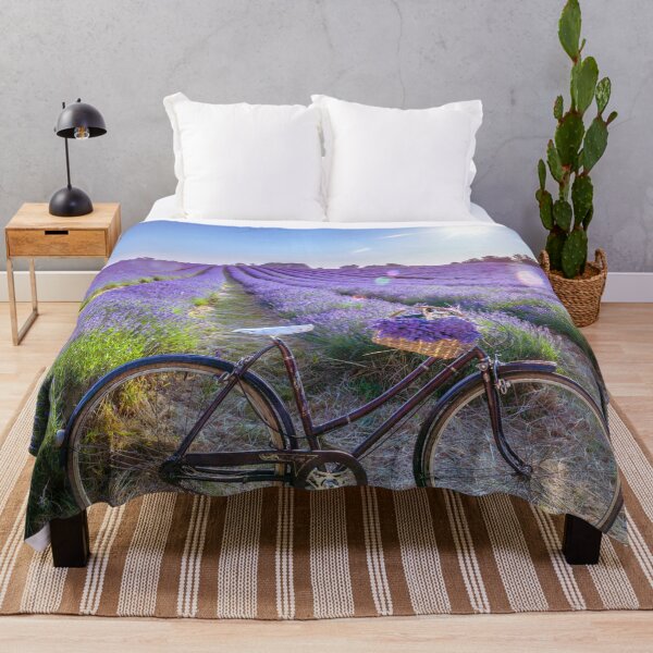 Item preview, Bicycle in a Lavender field designed and sold by assaf.