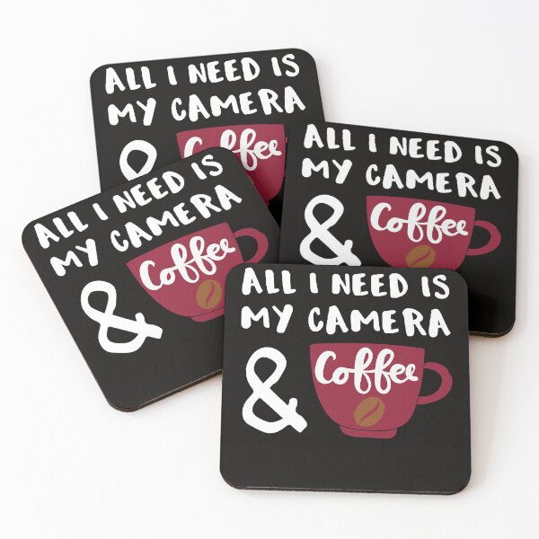 Item preview, Photographer Gift Gift All I Need is My Camera and Coffee  designed and sold by AshleiStracke.