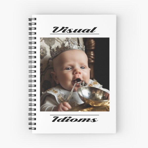 Item preview, Born With A Silver Spoon In One's Mouth - Royal Utensil designed and sold by visualidioms.
