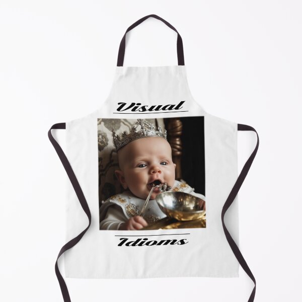 Item preview, Born With A Silver Spoon In One's Mouth - Royal Utensil designed and sold by visualidioms.