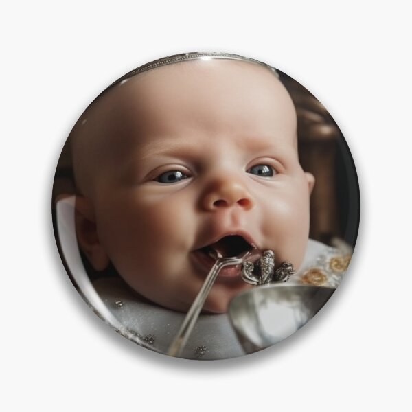 Item preview, Born With A Silver Spoon In One's Mouth - Royal Utensil designed and sold by visualidioms.